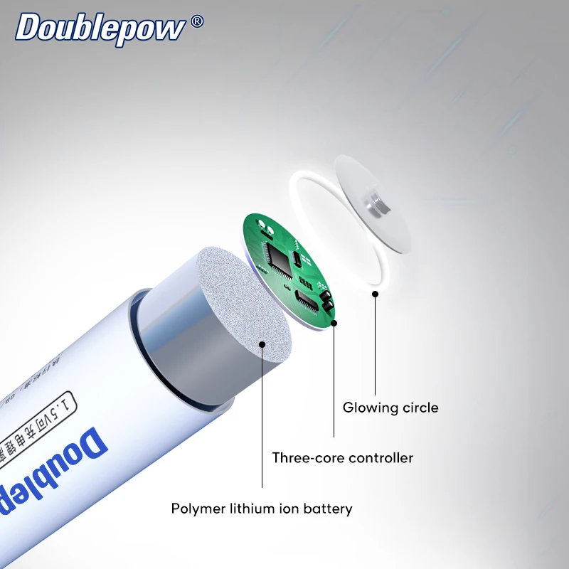USB аккумуляторная 1 5 v литий-ионная батарея AA литиевые батареи