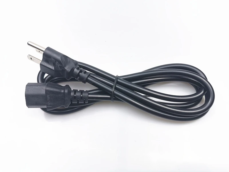 Jasoz America Standard USA AC C13 C14 1.5m Power Effective CCA Black US Electronics Cable 3pin plug Power Cable