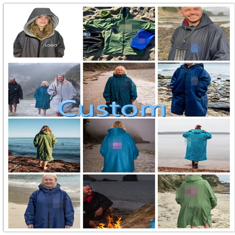 waterproof changing robe windproof swimming robe suitable  beach surf changing robe