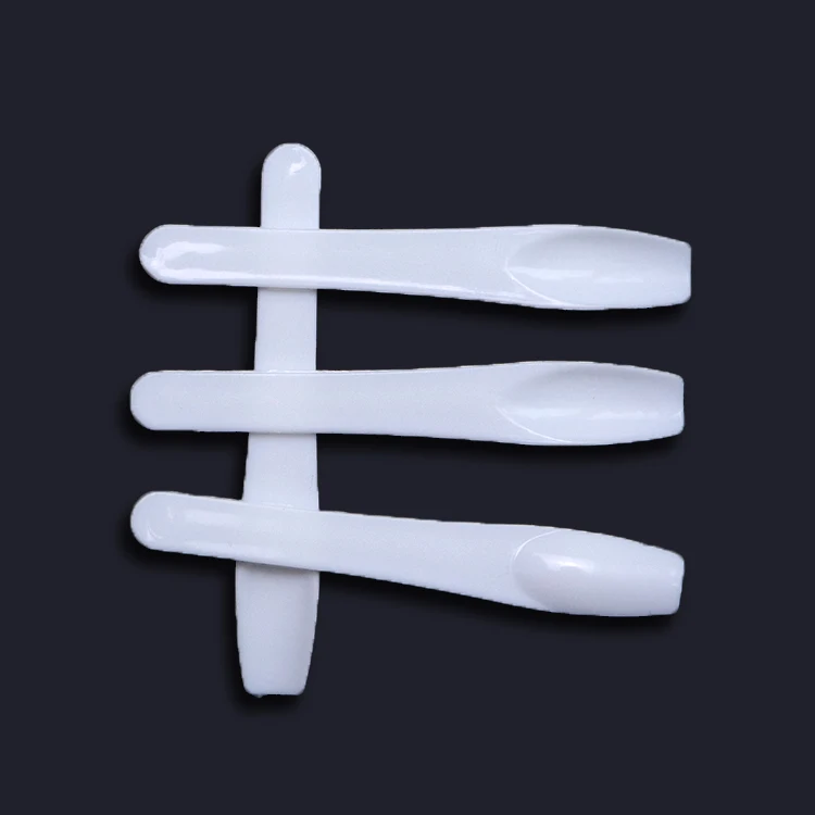 Cosmetic Spatula Scoop Disposable White Plastic Spoon smells applicators Makeup Maquillage Tools for cosmetics