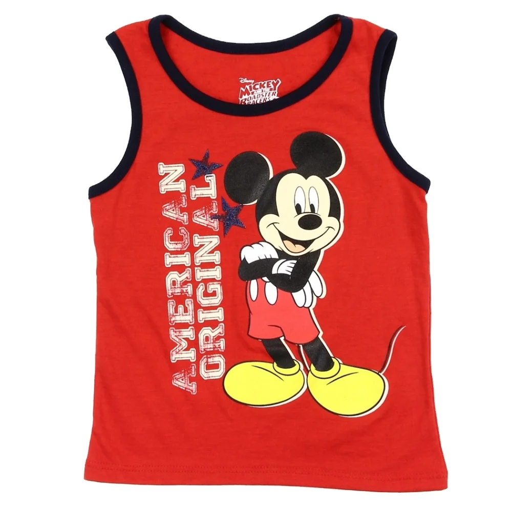 Wholesale Knitted Casual 100% Cotton Animal Children Boys Tank Top From Bangladesh
