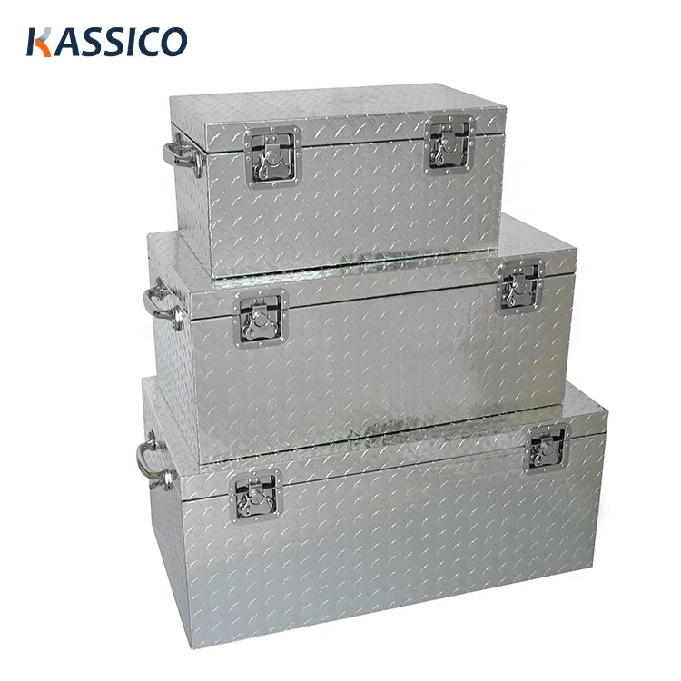 Aluminum Tool Storage Box for Truck & Garage Garden Tool Store