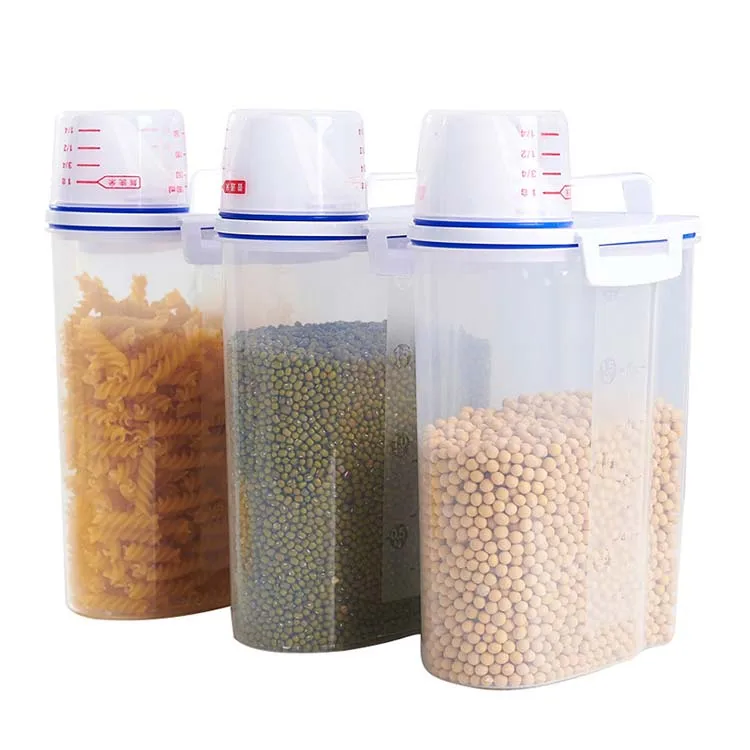 New design dispenser food storage cereal container