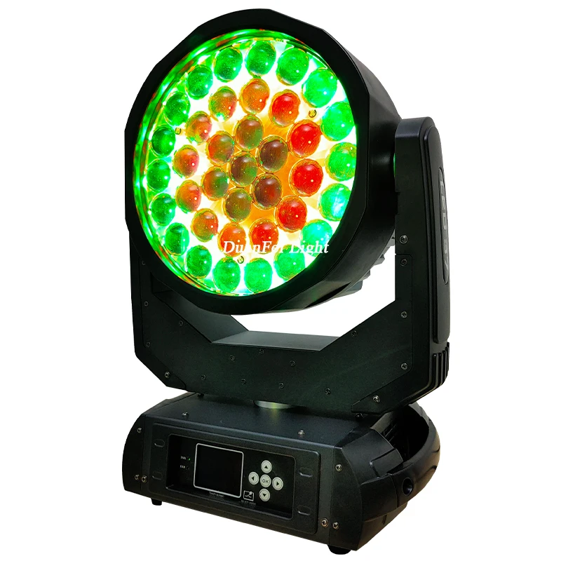 high brightness new product dj light 37ps 15w rgbw 4in1 moving heads led wash zoom