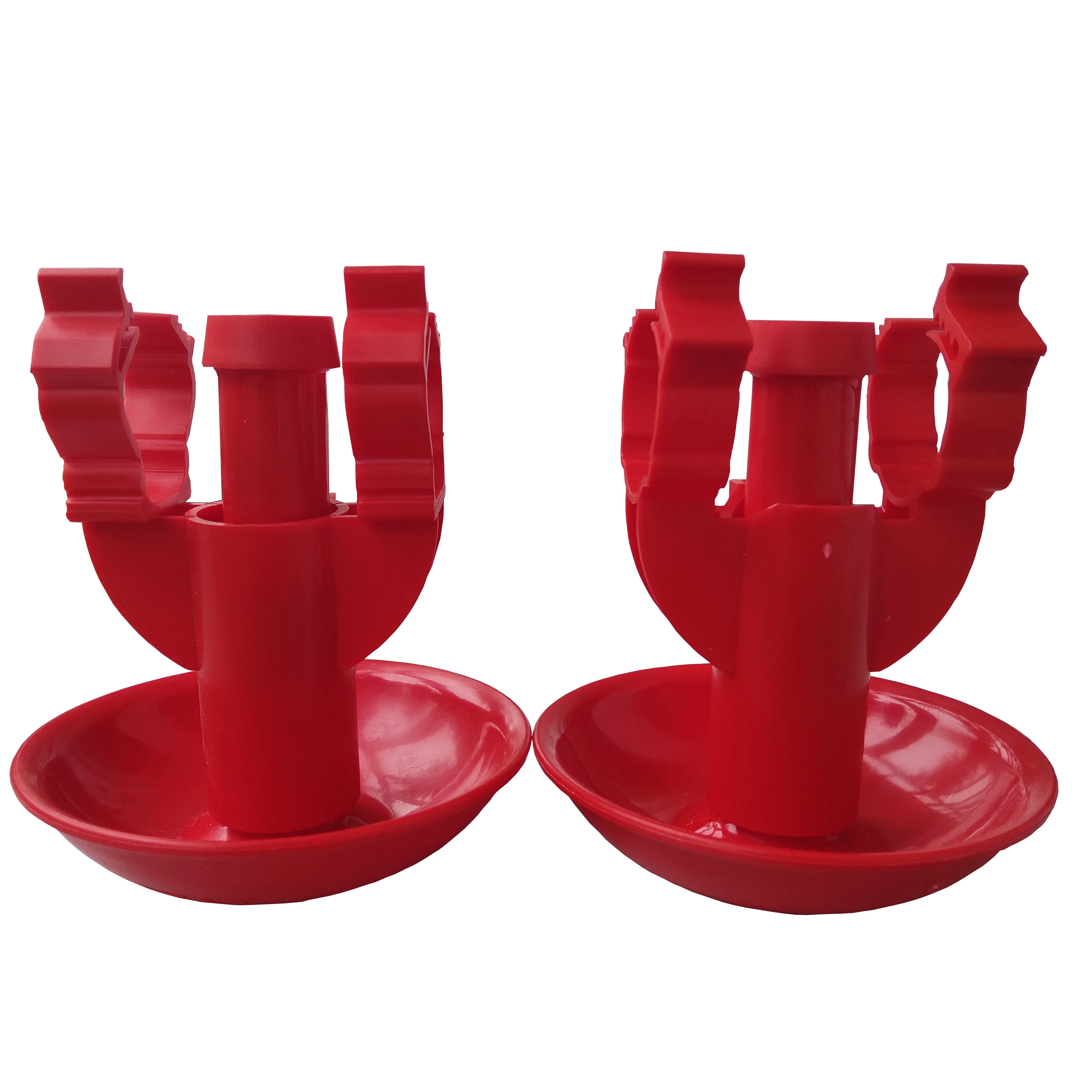 Square Plastic Nipple Drinker with Drip Cup Automatic Poultry chicks Quail Nipple Drinker Farming Equipment