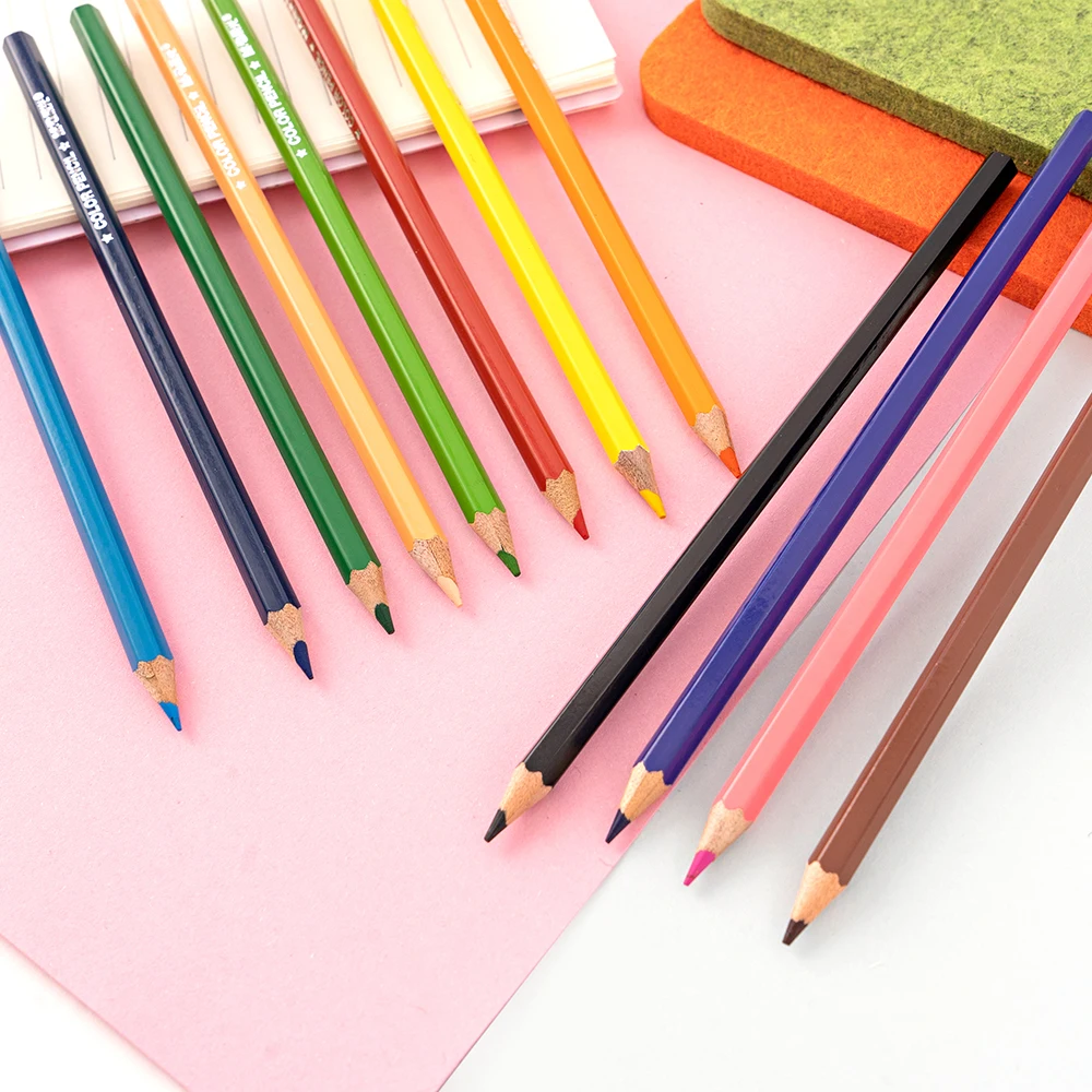 M&G Economic 12 pack color pencil art artist school students supply wood pencils set kids boxes of colored pencils