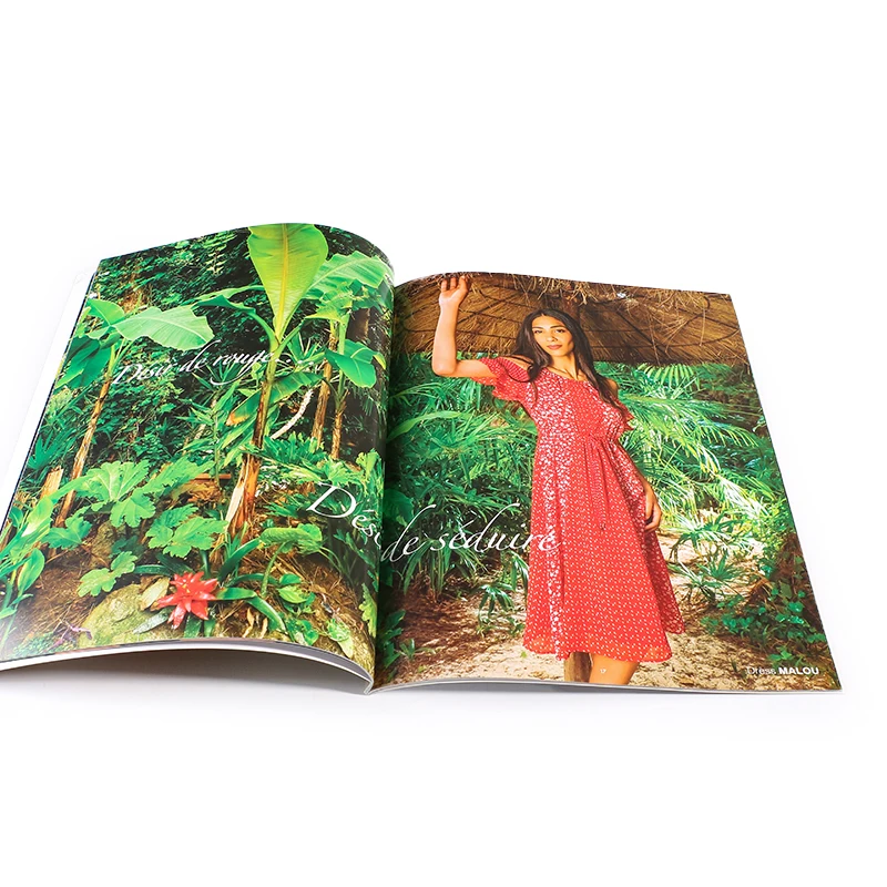 
Well designed full color custom cheap magazine printing 