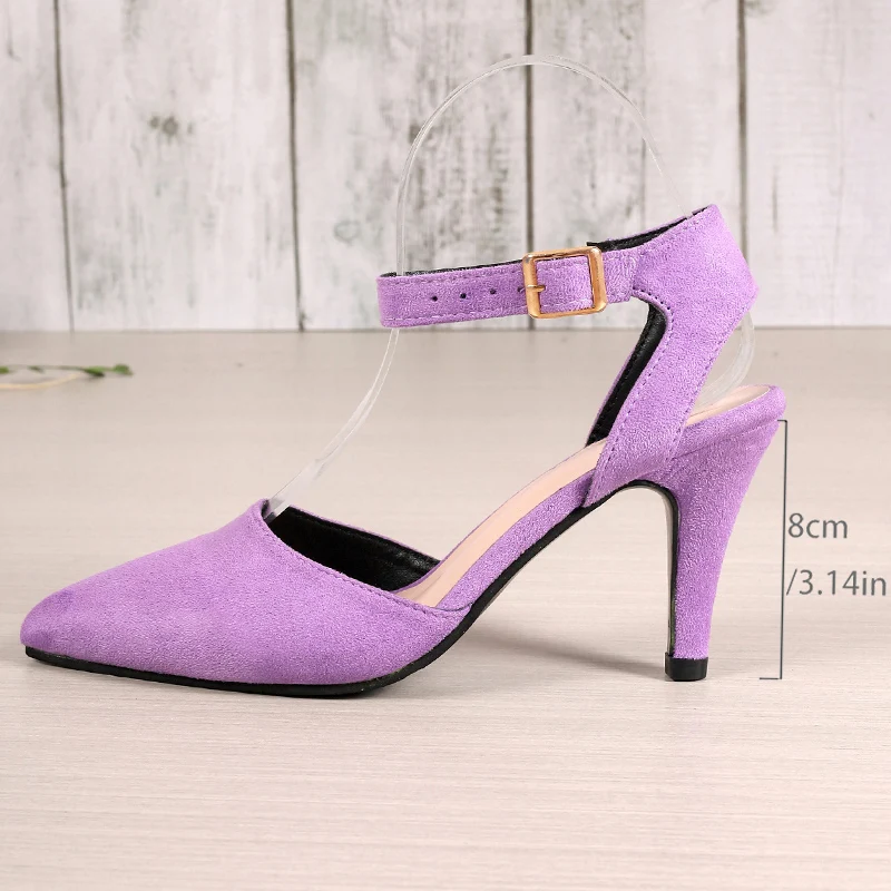2024 NEW MZ 568 Sexy half shoes 8 colors women high heel sandals big size 35-43 Good quality wholesale price