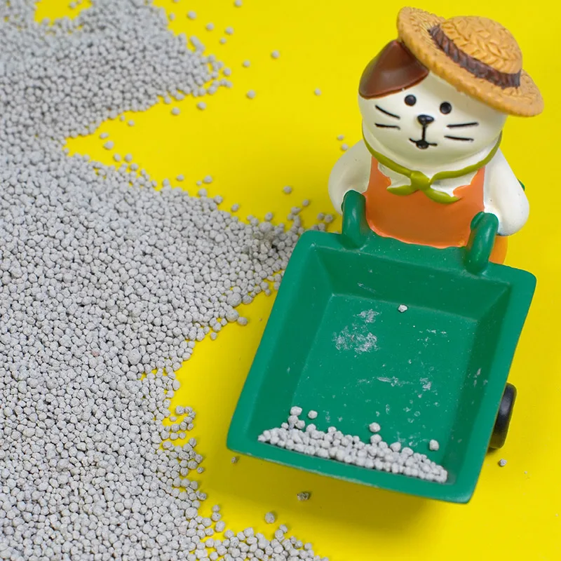 FUCHU PET сильная способность к комкованию объемные мелкие частицы бентонитового наполнителя для кошачьего туалета