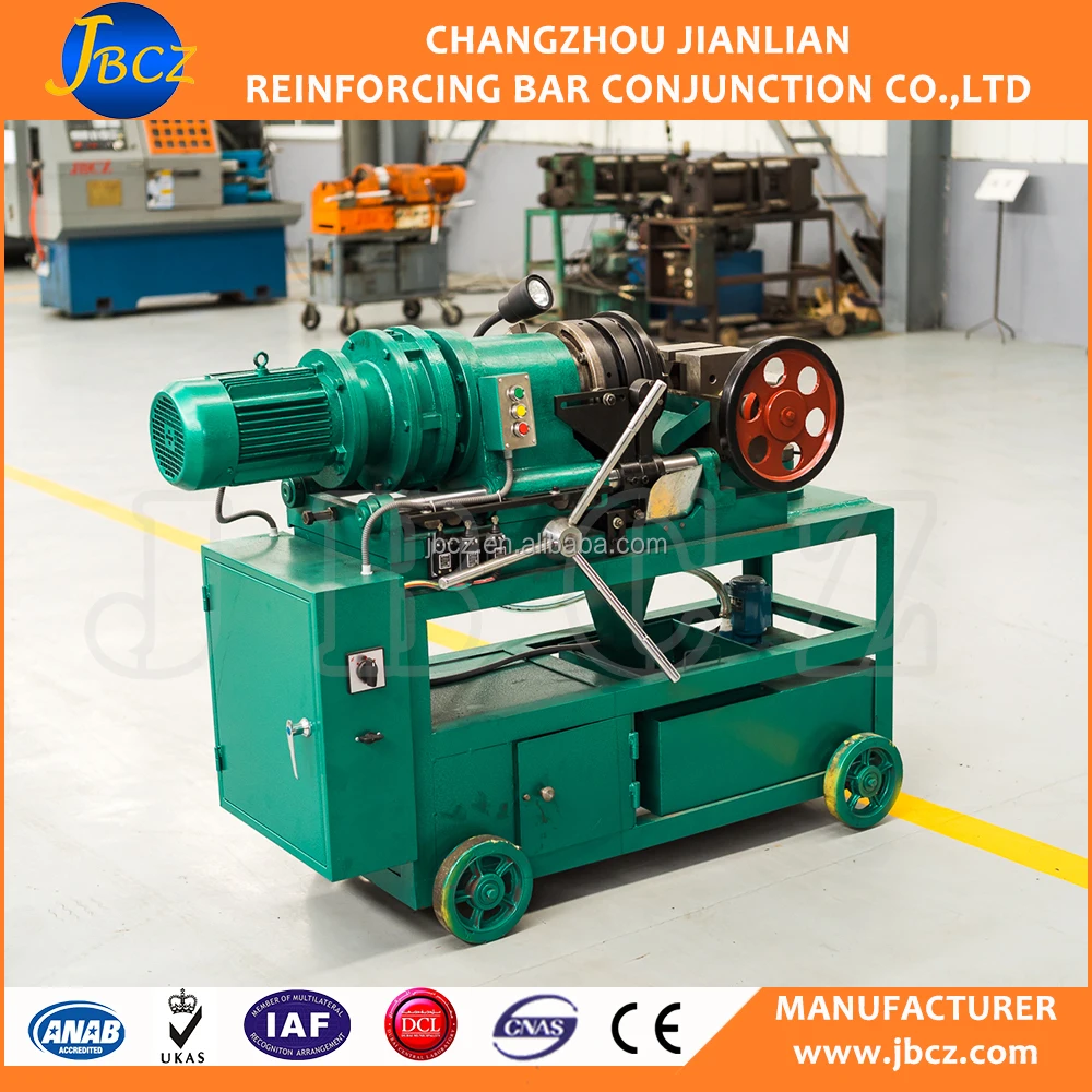 Metal Building Materials Rib Peeling Thread Rolling Machine Efficient Rebar Thread Rolling Machine