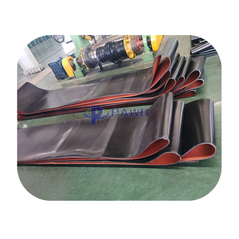 DIN22102 Ep Nn Steel Cord Chevron Rubber Conveyor Belt with Low Abrasion for Mining/Quarry