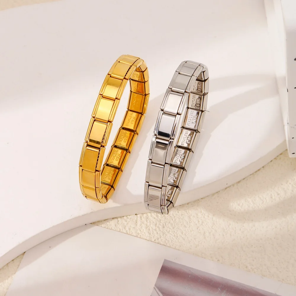Hongtong Stainless Steel High Quality 18K Gold Plated Watch Band Classic Luxury Fashion Jewelry Bangles For Women