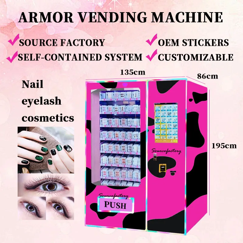 21.5 inches, beauty vending machine