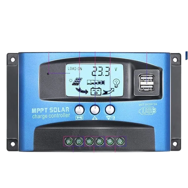 Wholesale New Product Amp Charger Manual Regulator With Load Mppt Solar Charger Controller