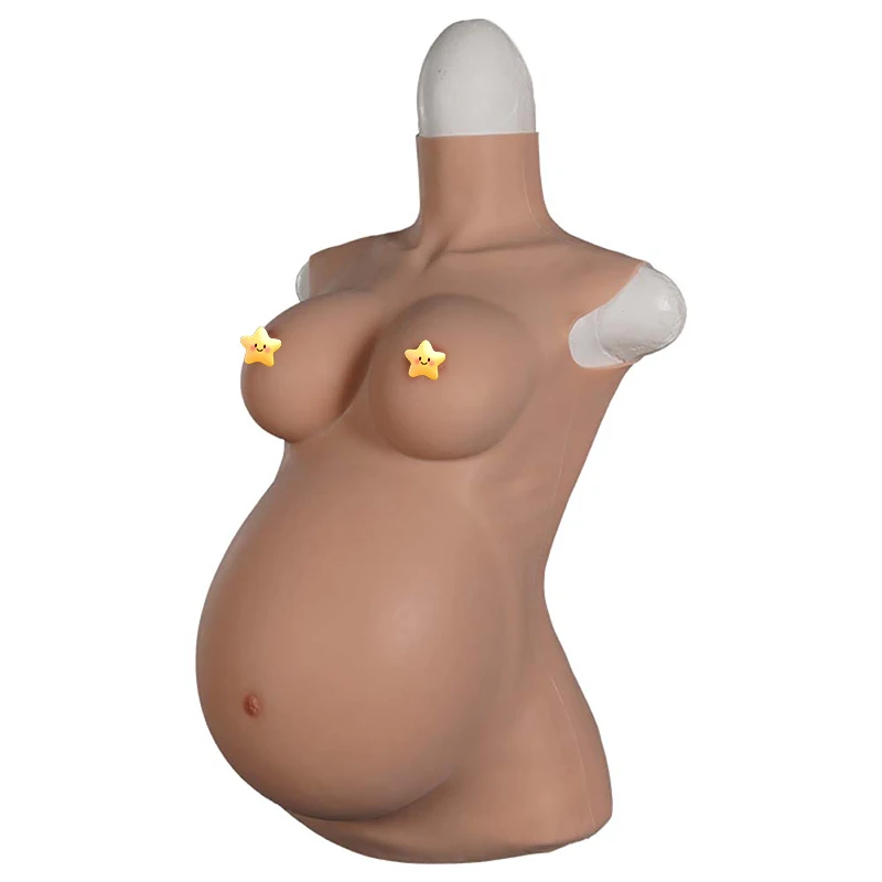 Realistic False Silicone Pregnancy Big Artificial 3-8 Month Fake Maternity Huge Man Woman Pregnant Belly