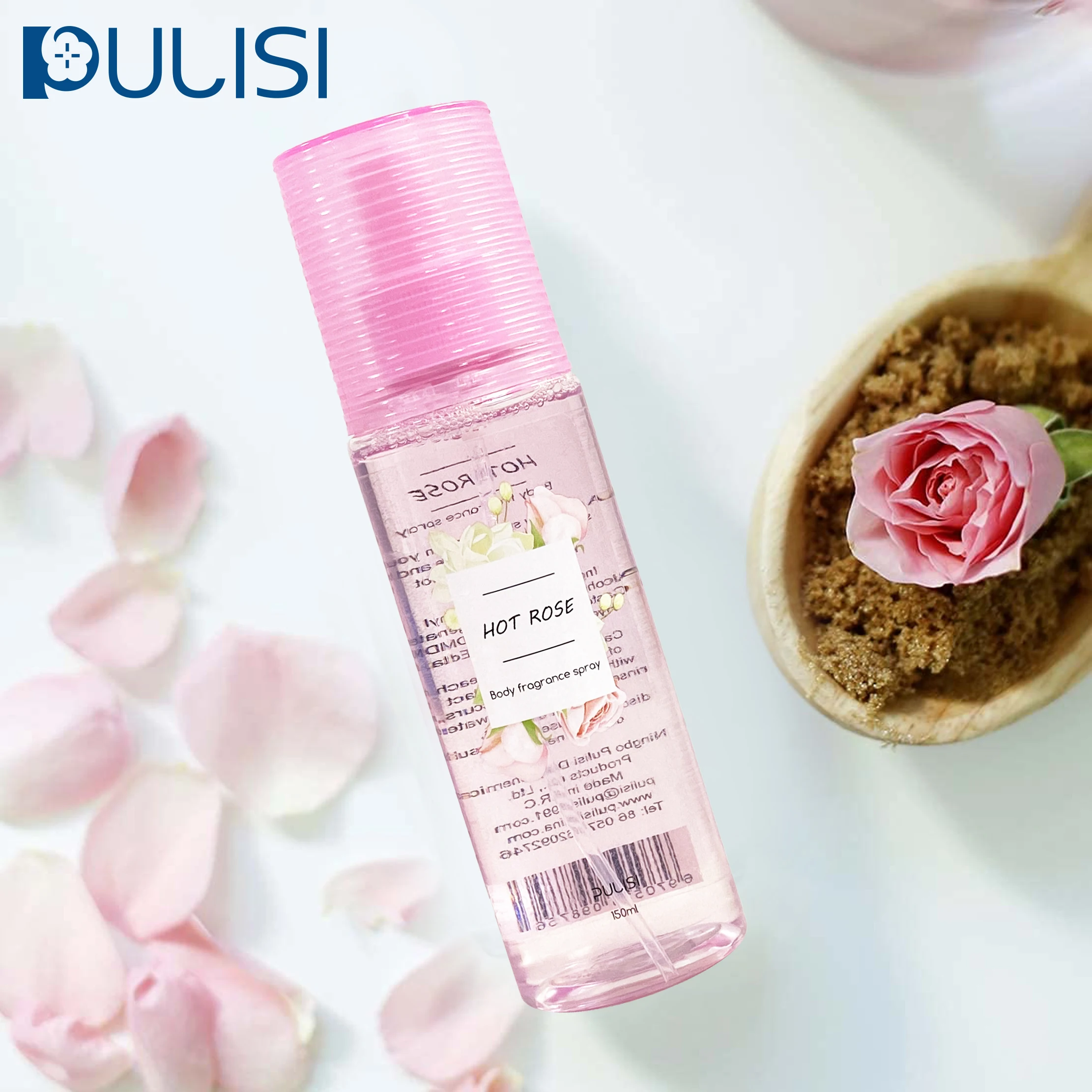 OEM Custom Floral Perfume Women Body Spray Skin Moisturizing Odor Removal Body Mist