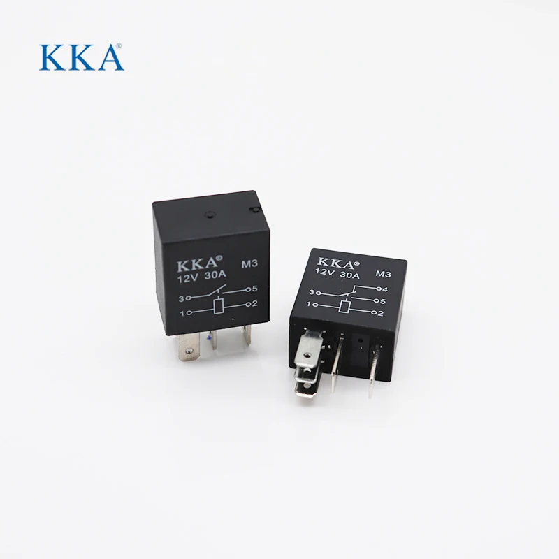 KKA-M3 30A автомобильное мини-реле 12V/24V 4pin/5pin, автомобильные реле/авто реле для автомобилей, мотоциклов, лодок, авто автомобиль