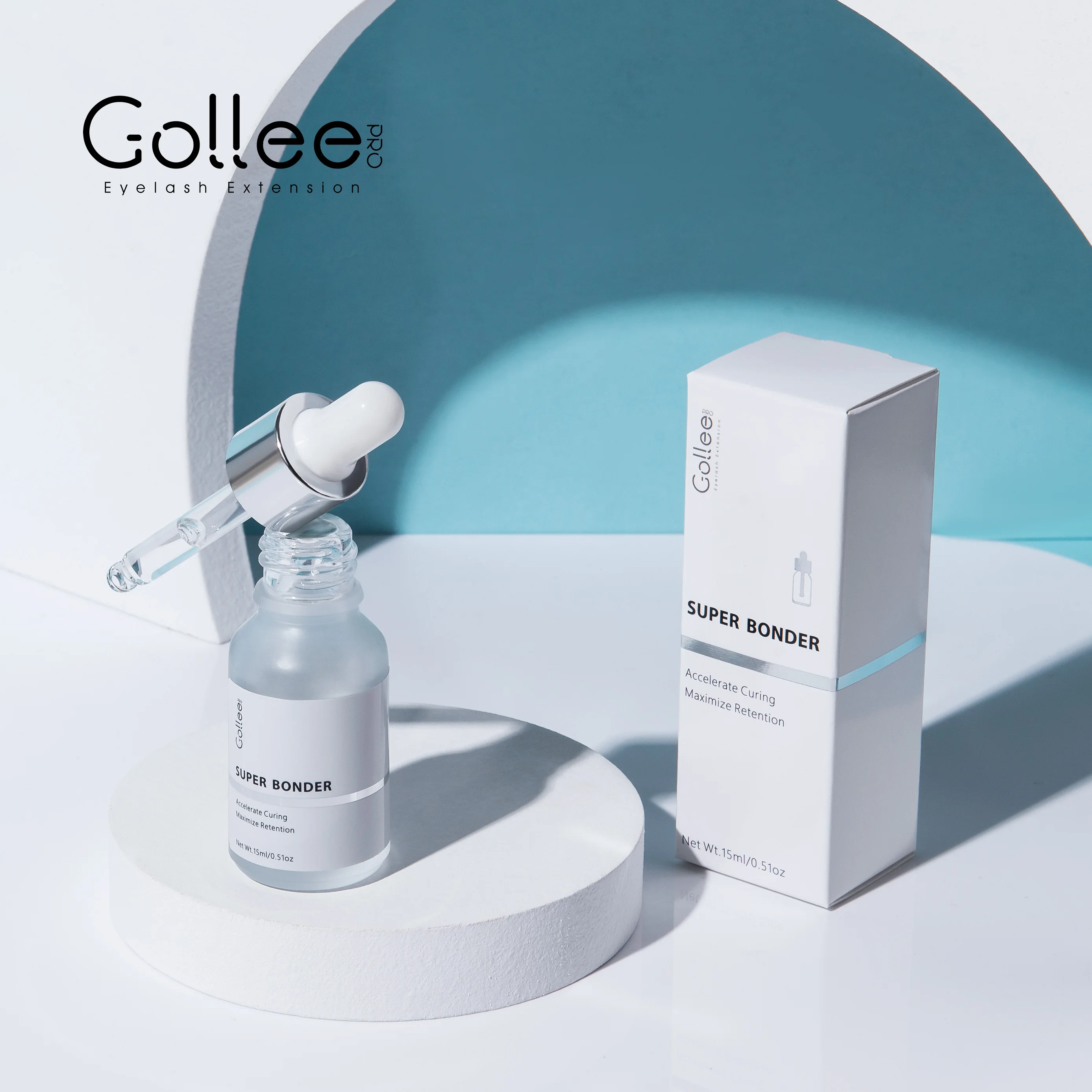 Gollee корейский супер-клей для наращивания ресниц индивидуальный латекс бесплатно лучший клей профессиональный