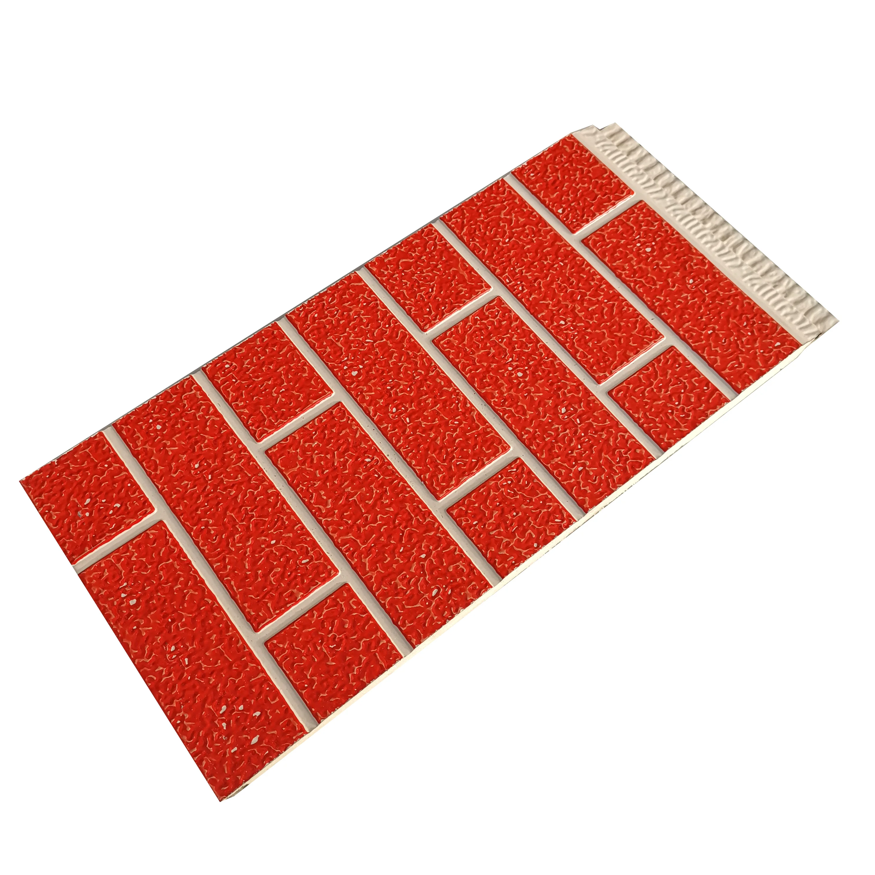 Decorative Insulated Composite Wall Panels PU Sandwich Panel Metal Siding Exterior Wall Panel