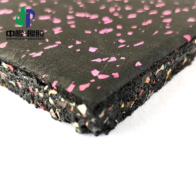 factory direct sale fireproof easy clean nontoxic rubber flooring tiles square rubber mats for gym