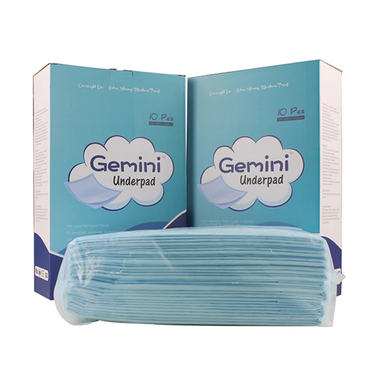 Oem Brand Incontinence Procare Thick Absorbent Disposable Under Bed Adult Underpad Incontin Pad For Adults