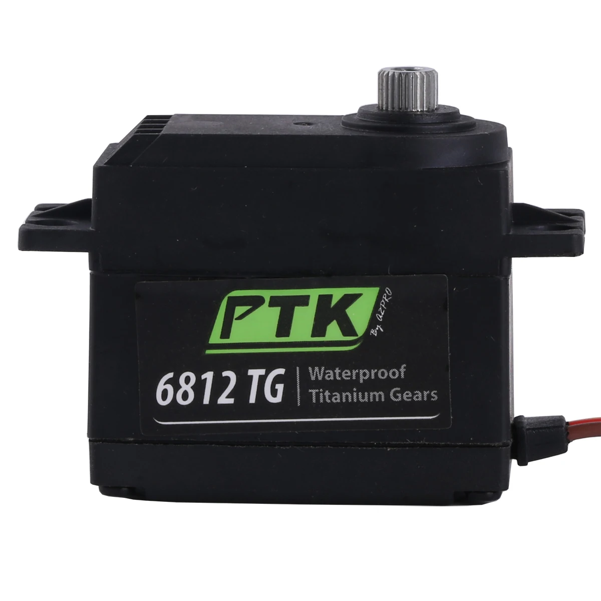 PTK 6812 TG-D Стандартный рулевой механизм с большим крутящим моментом модель автомобиля корабля титановая металлическая шестерня брызгозащищенный водяной сервопривод