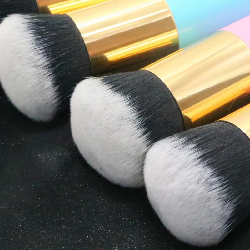 single Mushroom head foundation brush Flat head makeup brush Come in many colors