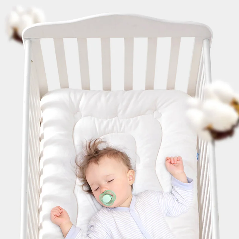 Infant Waterproof Cribs Cover Foam Fitted Pad Comfort Pure Core Protector Bed 7 in 1 Convertible Mattress Baby