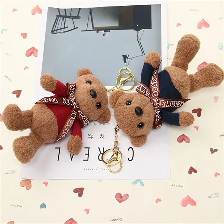 Small Teddy Bears Keychain Plush Toys