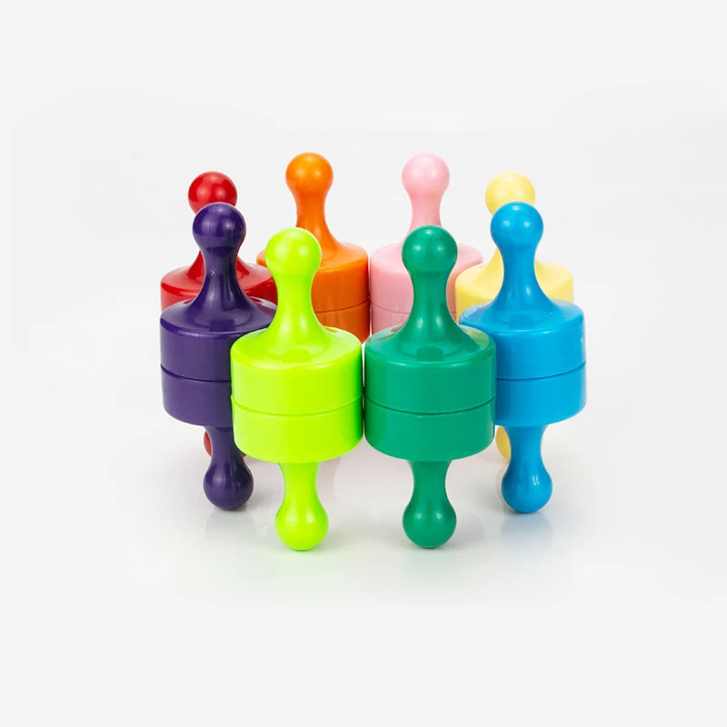 NdFeB whiteboard magnet Colorful D19*25mm magnetic button for fridge