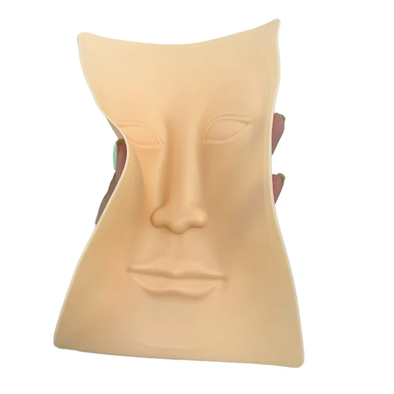 Tattoo practice skin face tattoo eyebrow imitation human skin child tattoo beginner semi-permanent tool fake leather silicone