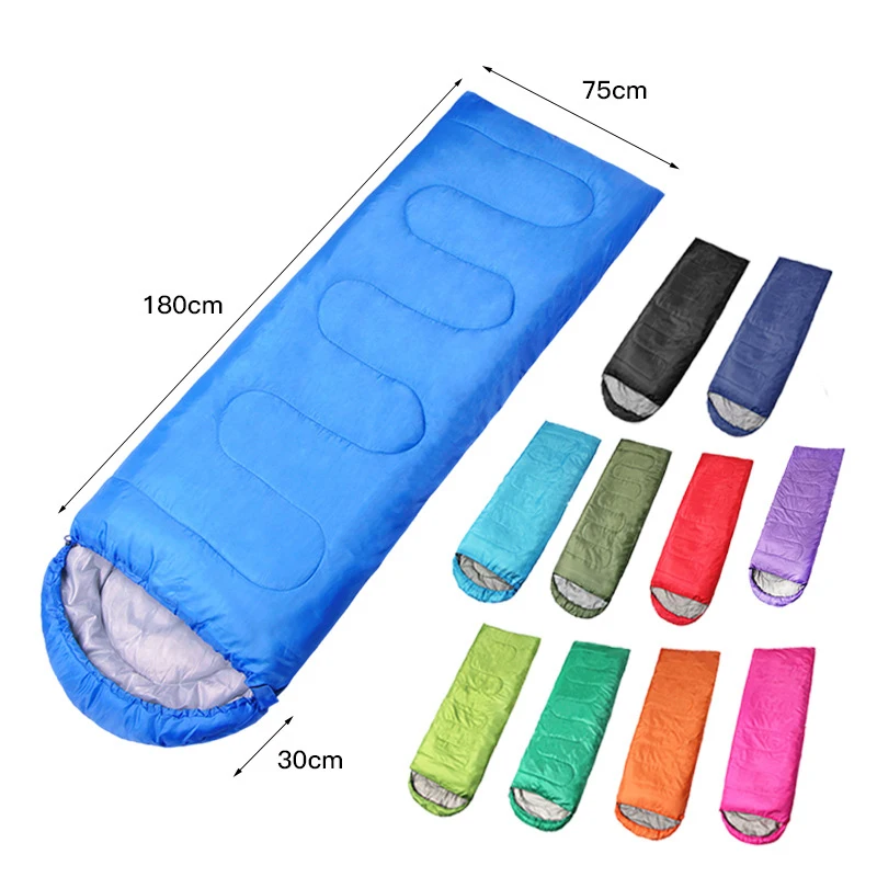 Fast Deliver Low Moq Custom Logo Portable Thicken Warm Winter Camping Sleeping Bag For Adults