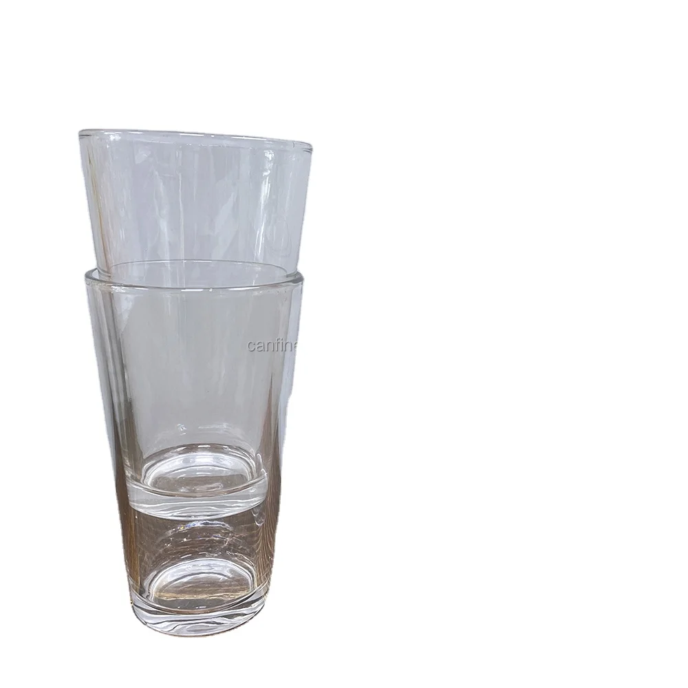 High Borosilicate Glass Home Glassware Glass Water Juice Cups Tumbler Decal Printing Drinking Glass Mug