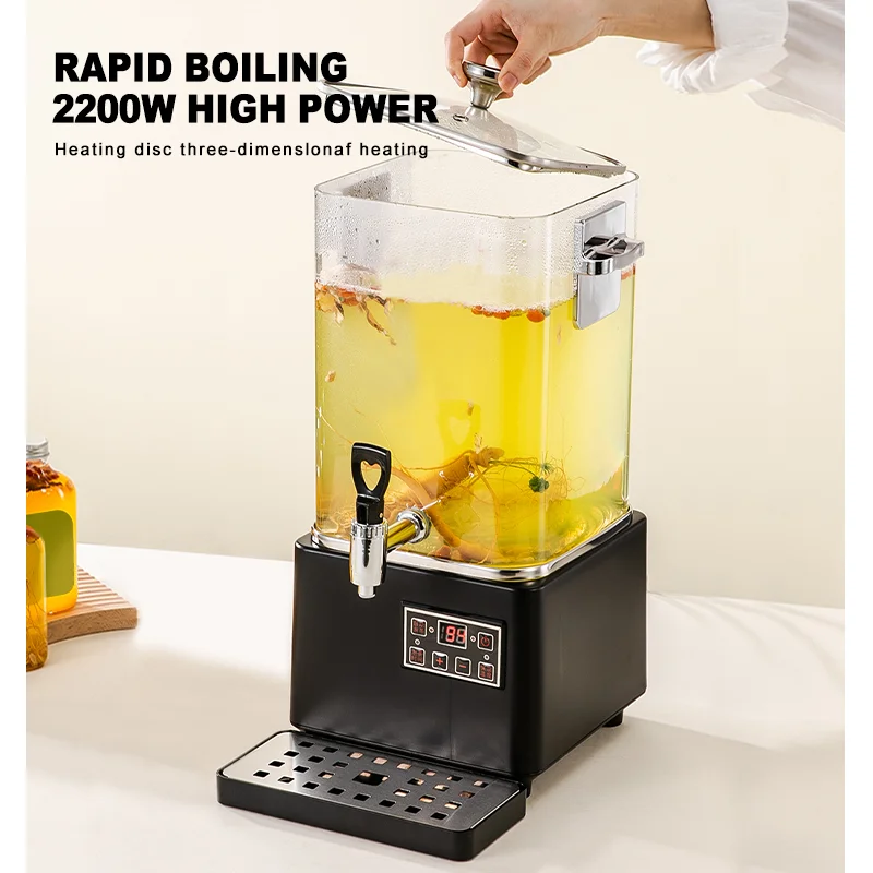 DEWEISI square visible jug body electric water boiler coffee tea urn automatic hot drink brewer dispenser