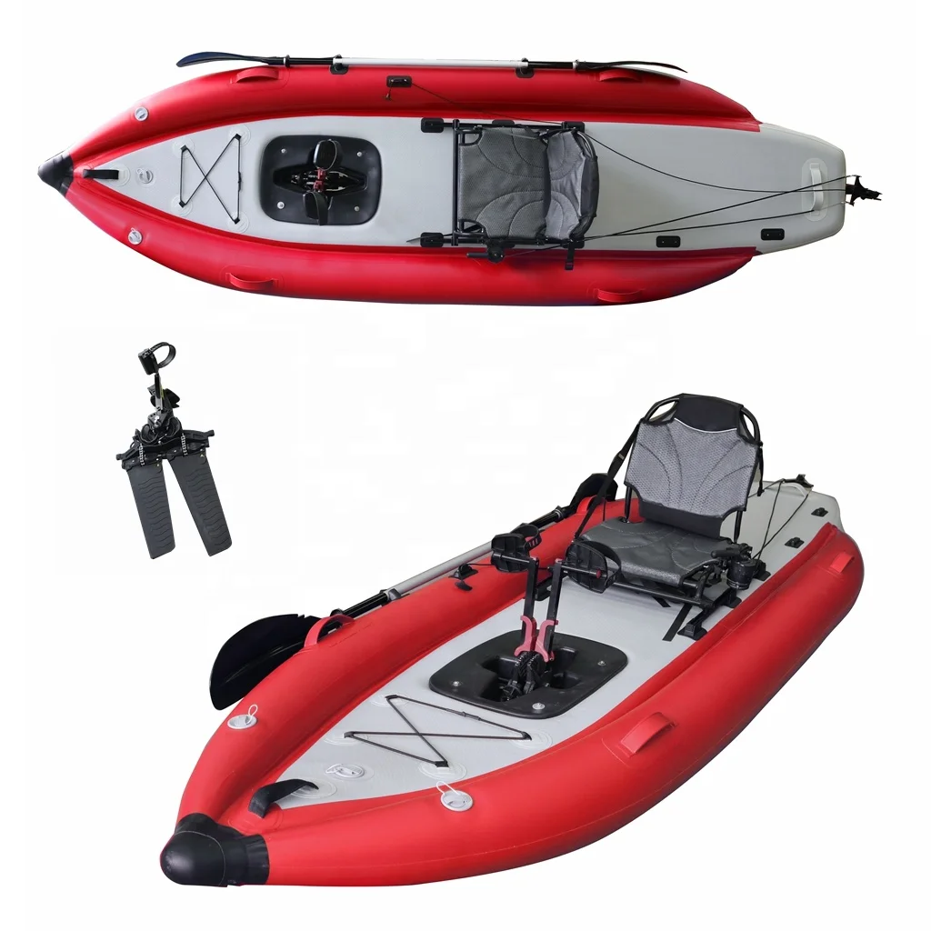 Vicking Hot Sale Inflatable Pedal Kayak Professional Board Drive System Sport Boat Fishing Pedal Kayak Canoe/Kayak