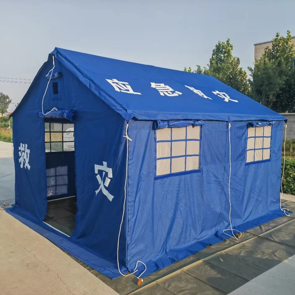 High quality outdoor refugee tents Emergency housing rescue tents
