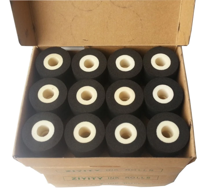 Диаметр 36 мм, черный ролик для горячих чернил 32 мм