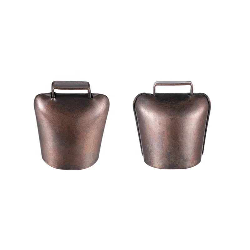 Pet Decoration Metal Crafts Cow Horse Sheep Grazing Iron Bells Cattle Farm Animal Loud Bronze Bell Cow Bell Noise Maker