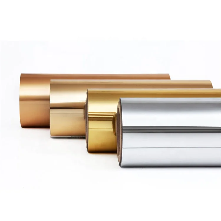 Gold Foil Paper Heat Transfer Film 4cm Width 120 Meter for Leather Hot foil Stamping Work PVC and Paper Craft Embossing Bronzing