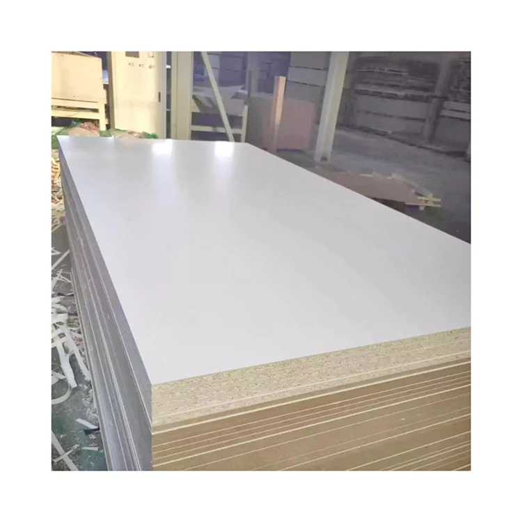 QX-M4 High quality cheap price 1220*2440mm/1220*2800mm white 15mm 18mm melamine mdf board