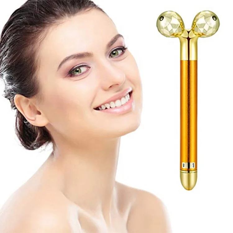 Wholesale 3D Roller Thin Face metal Massager vibrating Facial thinness machine for lifting