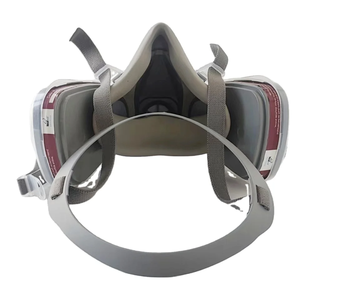 Vaultex Reusable Chemical Mask Respirator 6200 Half Face Mask Cover Breathing Filter Gas Mask