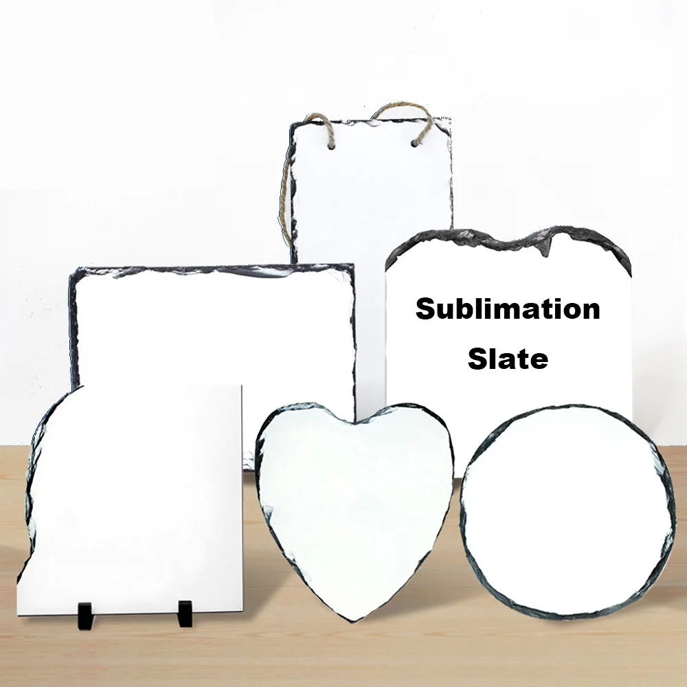MIDA Wholesale Different Shape Rock Photo Frame Heat Transfer Printing Personalized Custom Sublimation Blank Photo Frame