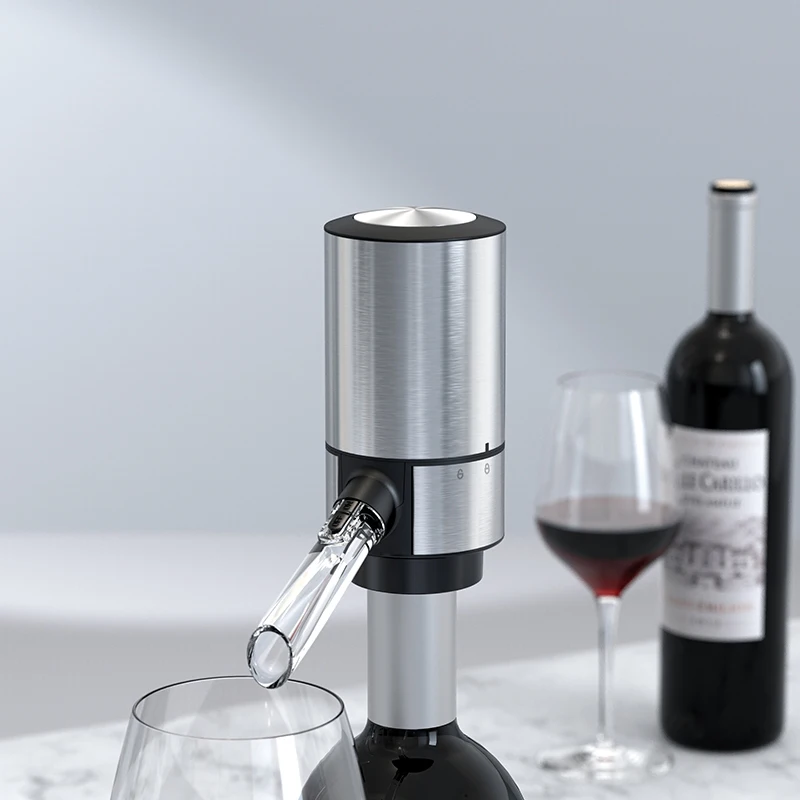 Wholesale Top Seller Stainless Steel Food Grade Electric Wine Aerator Decanter Wine Aerator Dispenser