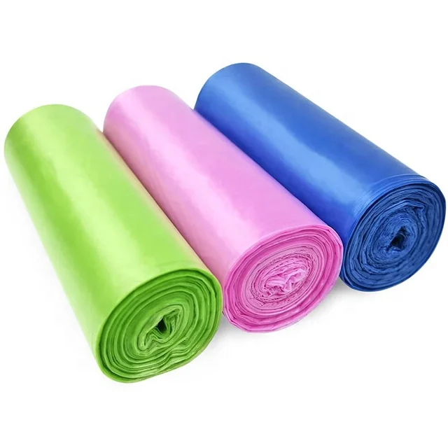 Кухонные профессиональные пластиковые цветные маленькие мусорные мешки для ванной, мусорные мешки, прозрачные пластиковые мусорные корзины, мусорные канистры