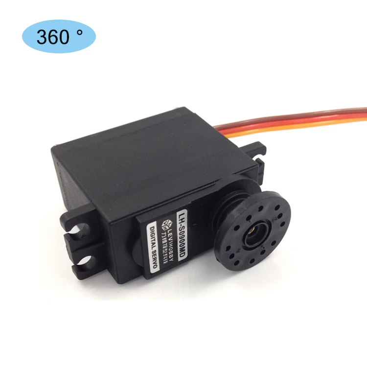 LEVI HOBBY  360 degree 12kg torque servo for Helicopter Ball Bearing MG996R servo metal gears Digital 10kg torque servo