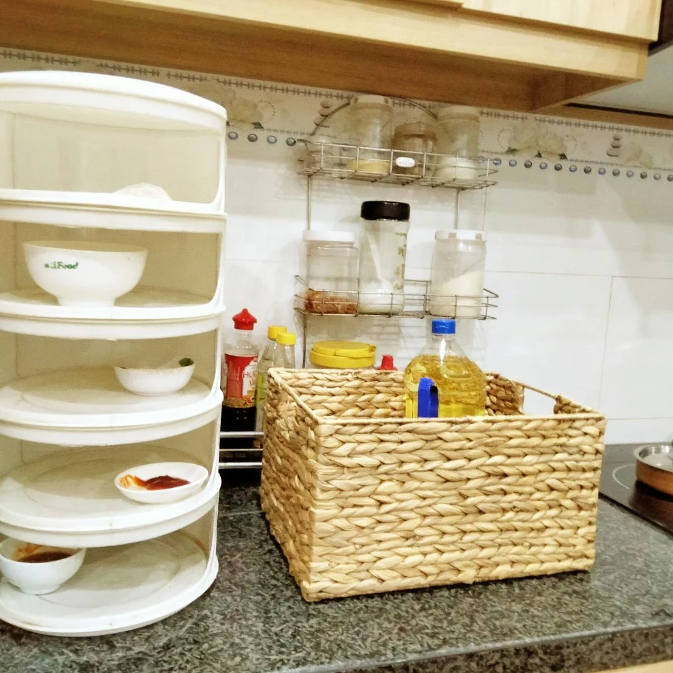 Natural Basket Home Decoration Storage Basket Water Hyacinth Wicker Crafts Vietnam Handmade