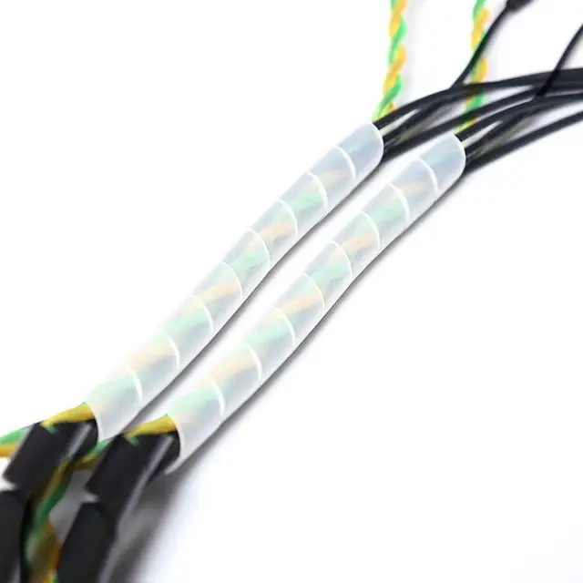 High Quality Cable Wire Sleeves, High Temperature Resistant Spiral Cable Management/