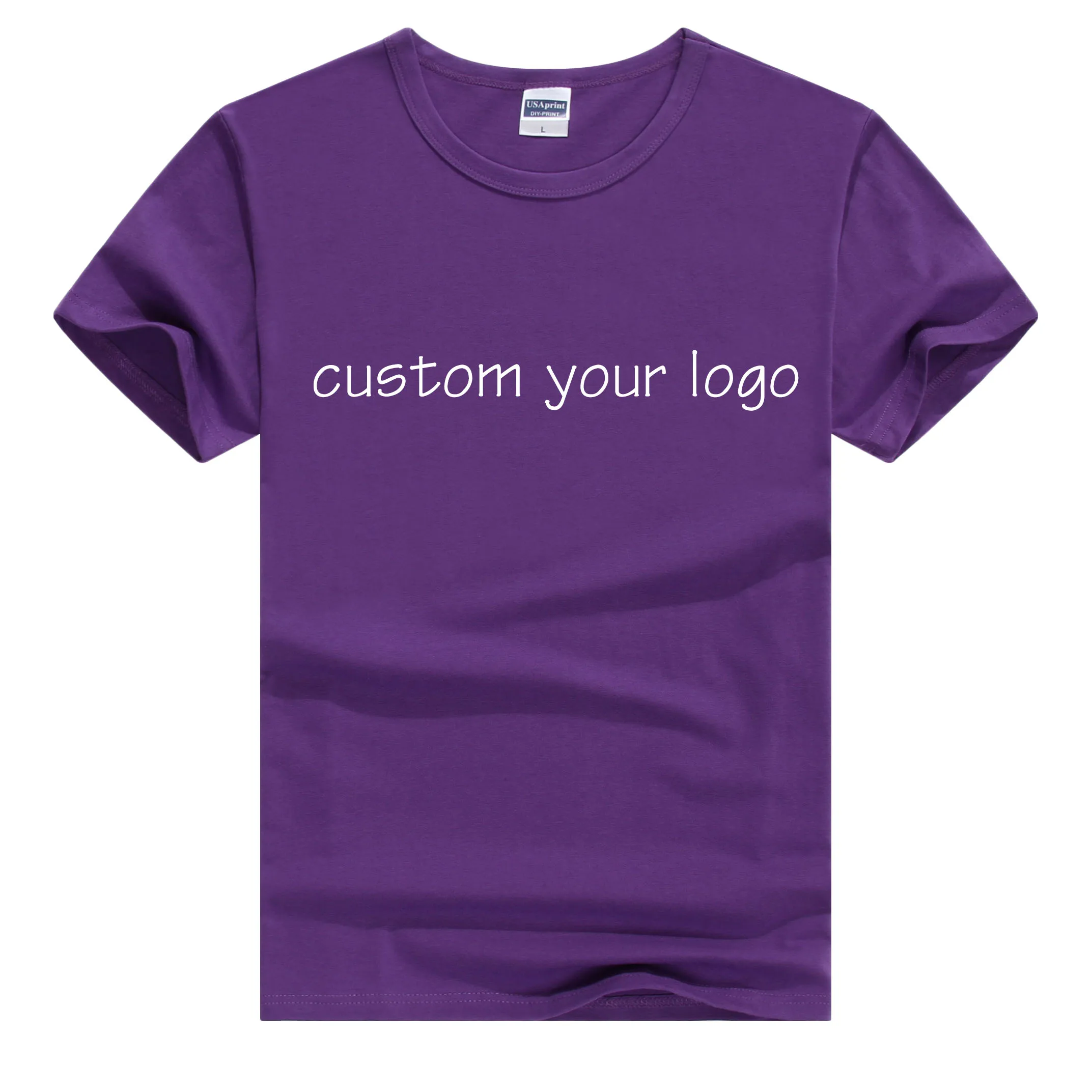 
Hot selling men printing custom logo t shirt 