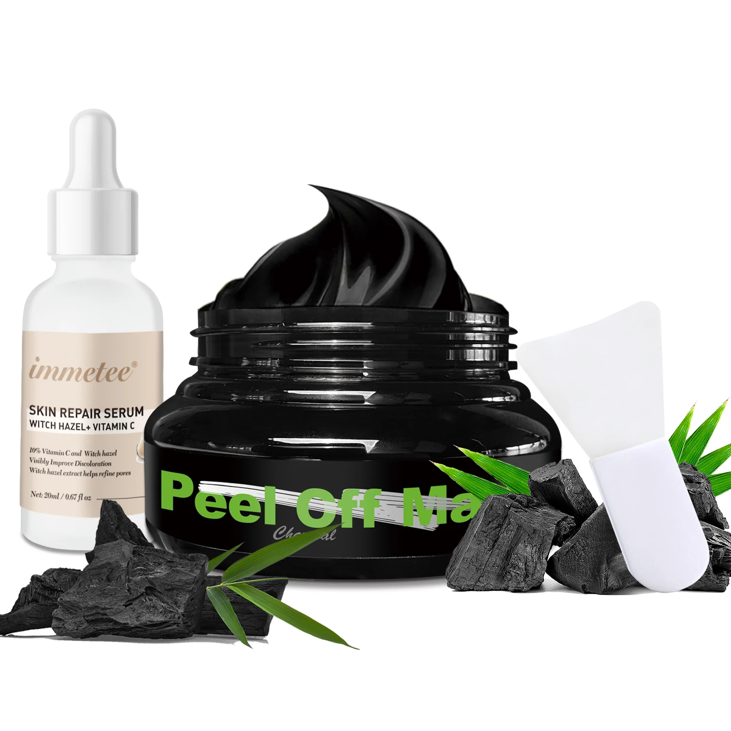 Hot Selling Facial Skin Cleanser Black Mask Peel Off  For Organic Blackhead Remover Charcoal Peel Off Mask